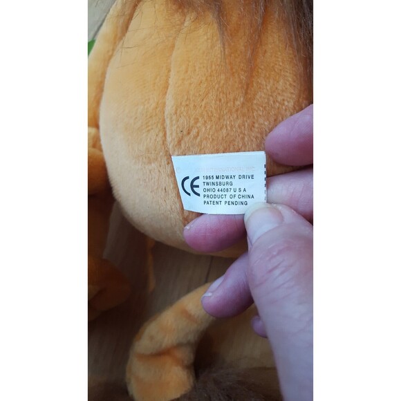 VTG NWT K&M International Slumpers "BERK" LION‎ Plush 12" Plush Toy 2000 - Picture 5 of 12